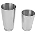 Gojiny Amerikanischen Stil Shaker mit Basis Boston Shaker Set Bar Werkzeug Edelstahl Boston Shaker Cocktail Shaker Set Cocktail Zinn Bartender Barware (Schwarz