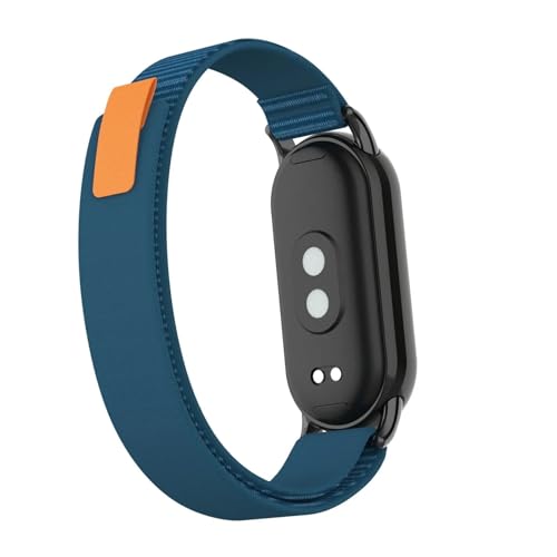 Correa de nylon Xiaomi Mi Band 8 SAAWEE con partículas de metal y tejido sport