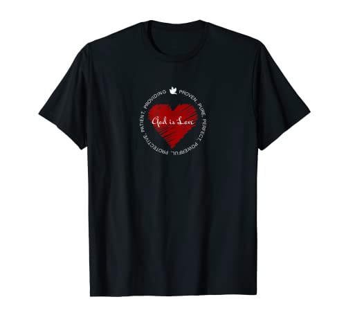 God is Love - Camiseta cristiana Camiseta