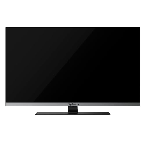 Image of SYLVOX 22 inch 12V /24V Smart RV TV with Google TV & Built-in DVD Player, Frameless 1080P Full HD QLED Display, Shock-Resistant, Wide Voltage Support (9-32V), Voice Control Remote (Limo QLED Series)