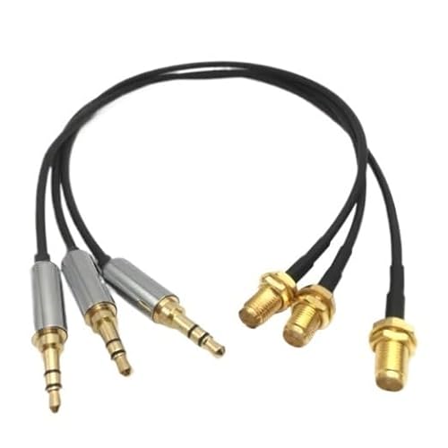 SMA���X�W���b�N����3.5mm�`�����l���X�e���I�I�X�v���O50��RG174�s�O�e�[��R*/F�����p�b�`�P�[�u��(200CM)