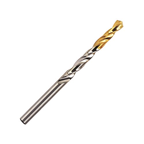 YG-1 High Speed Steel Gold-P Jobber Drill Bit, TiN Finish, Straight Shank, Slow Spiral, 135 Degree, 12.0mm Diameter x 151mm Length (Pack of 5)