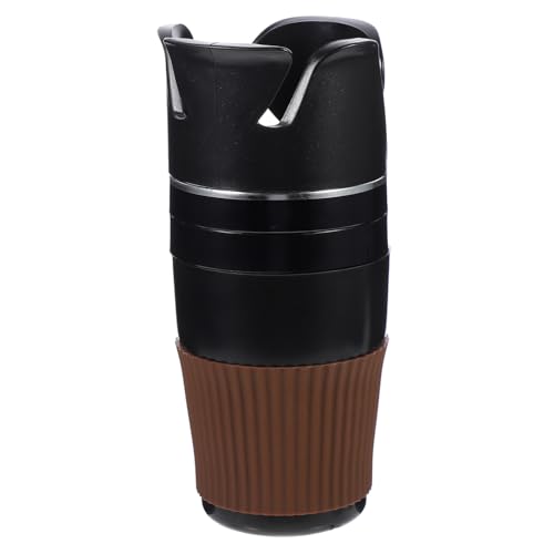 CLISPEED Multifunktionaler Auto Getränkehalter Drehbar Robuster Becherhalter für Wasser Kaffee Handy Leicht Kompakt Platzsparend Kfz Zubehör Schwarz Silberkante CLISPEED Multifunktionaler Auto Getränkehalter Drehbar Robuster Becherhalter für Wasser Kaffee Handy Leicht Kompakt Platzsparend Kfz Zubehör Schwarz Silberkante