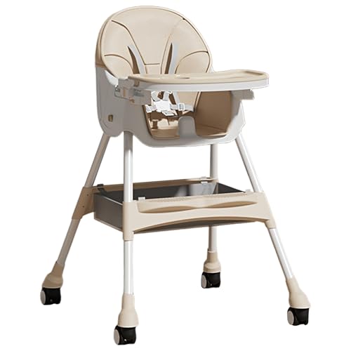 Trona para niños – Trona plegable ajustable para niños – Accesorio multiusos con saltador, elevador, balancín, para uso en exteriores, viajes, playa, cocina, camping, restaurante