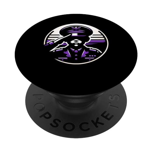 Purple Up for Military Kids Cool Boys Month of Honor PopSockets PopGrip Intercambiabile