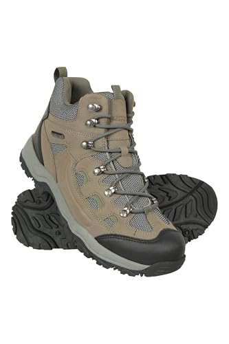 Mountain Warehouse Adventurer Mens Waterproof Boots - IsoDry Shoes Khaki Mens Shoe Size 9.5 US