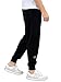 Sergio Tacchini Men's Court Velour Track Joggers, Black, M