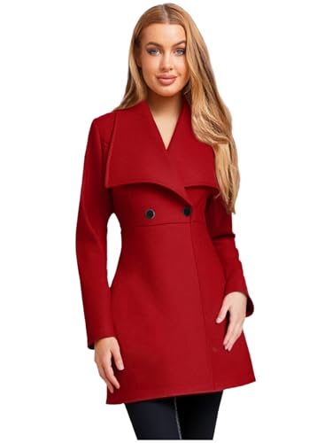 Col revers élégant pour ce manteau blazer long boutonné