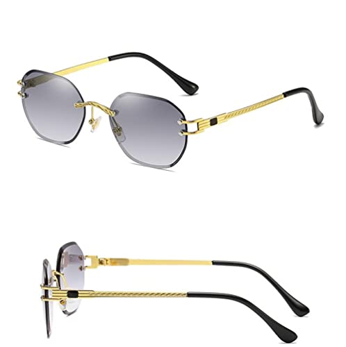 Lunettes de soleil bleues légères anti compression nez sans monture pour l'été