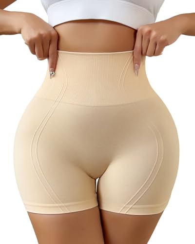 Image of Seamless Tummy Control Shorts High Waisted Shapewear Sculpting Shorts Smoothing Underwear for Women