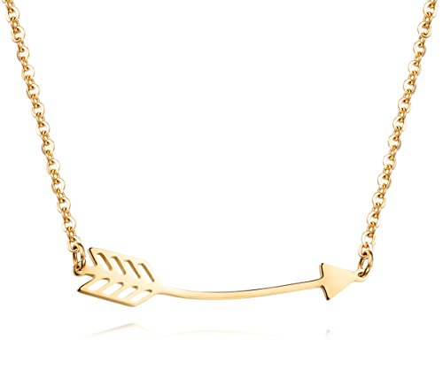 Lazycat Name Bar 18K Plated Bar Necklace,Engravable Name or Blessings Necklace