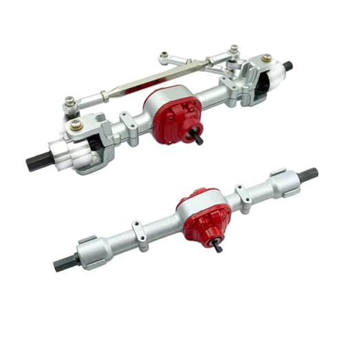Engrenages métalliques MN D90 évitez la casse avec ce kit d'essieux avant arrière 1/12