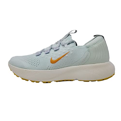 Nike Women's React Escape Run Flyknit, Barley Green/Kumquat, 8 M US
