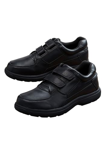 KingSize Men's Double Adjustable Strap Comfort Walking Shoe