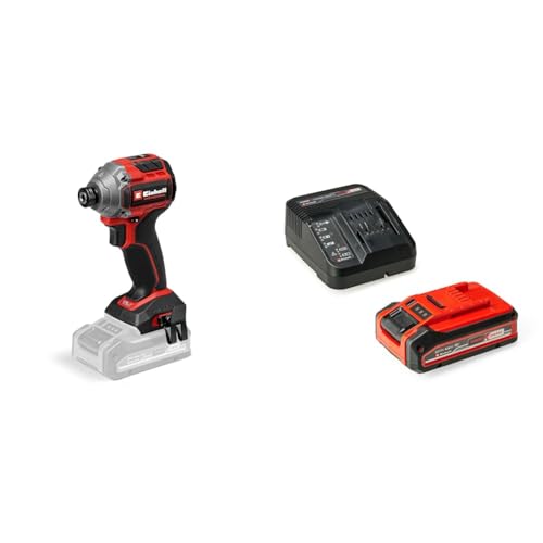 Einhell Professional Visseuse à chocs sans fil TP-CI 18/250 Li BL-Solo Power X-Change (18 V, couple de 250 Nm, moteur sans charbon, porte-embout 6 pans creux) avec Batterie 4,0Ah PLUS et Chargeur Einhell Professional Visseuse à chocs sans fil TP-CI 18/250 Li BL-Solo Power X-Change (18 V, couple de 250 Nm, moteur sans charbon, porte-embout 6 pans creux) avec Batterie 4,0Ah PLUS et Chargeur