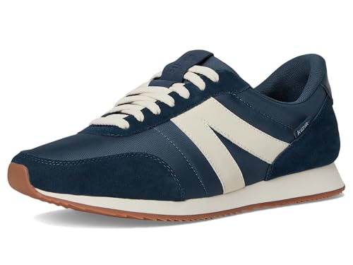 Image of Kizik Slip On Sneakers: Milan - Comfortable, Retro Nylon & Suede, Mens & Womens Walking Shoes with Arch Support, Hands Free Convenience, Wear All-Day