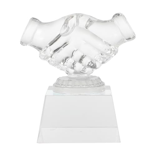 Image of balacoo Trophy Medal Thumbs up Trophy Award Accessory Awards Shaped Decor Clear Thumb Trophy Award Trophy First