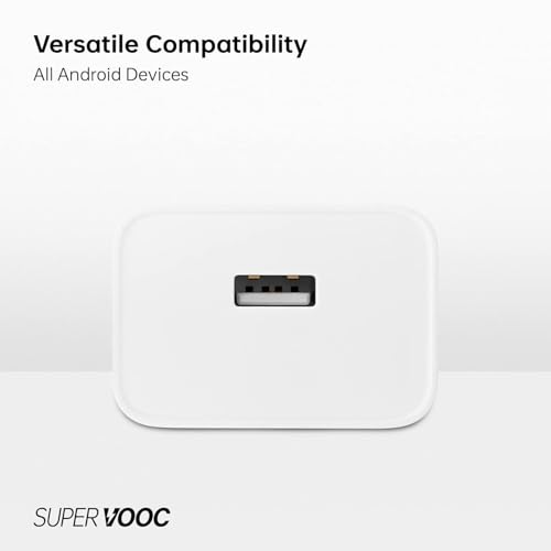 Image of ZORAIZ ORIGINAL 100W Super Vooc Fast USB Type C Charger Compatible with All OnePlus Devices, White