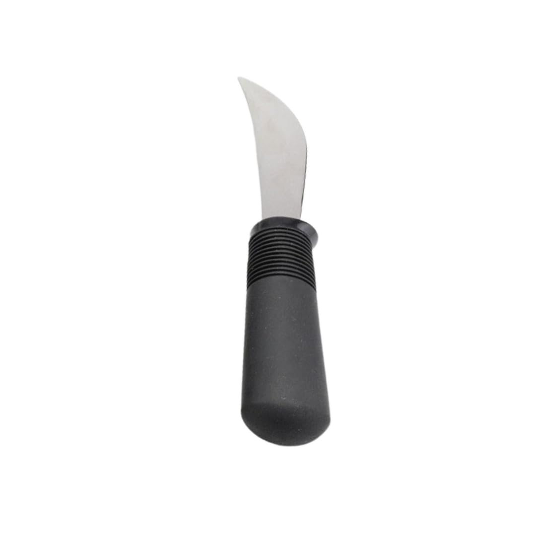 ATC Handels GmbH Cubertería flexible Big Grip con peso: cubiertos ideales para personas con coordinación de manos limitada, asas antideslizantes, apto para lavavajillas. (cuchillos)