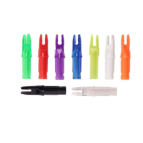 TEHAUX 1 セット 20個 アローテイル アーチャーテイルカバー コンパウンドボウノックテール ノックをキャプチャ ウッドライザー アーチェリー プールスティックラグ しっぽ トレーニング