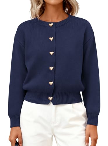 PRETTYGARDEN Cardigan for Women 2025 Fall Fashion Long Sleeve Trendy