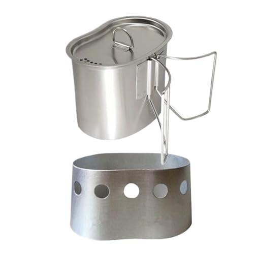 Caja De Comida De Metal Para Hombres - Caja De Senderismo, Juego De Cocina De Camping Contenedor De Almacenamiento De Alimentos | Para El Fitness Picnic Beach Senderismo Gimnasio Soprav