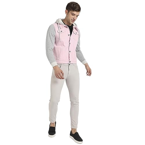 Image of Campus Sutra Cotton Mens Standard Length Jacket