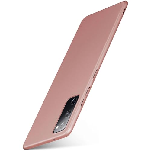 moex Alpha Case Coque pour Samsung Galaxy S20 FE/FE 5G - Minimaliste - Anti-chocs et légère - Ultra Slim - Coque de protection ultra fine en plastique - Or...