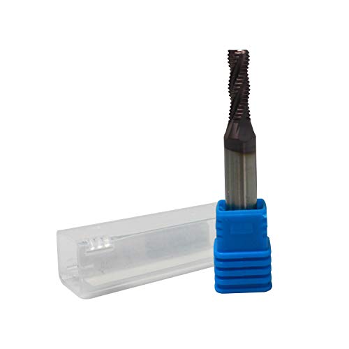 Image of HFS(R) Roughing End Mill Square End Mill 4 Flute M42 8% Cobalt TiAlN for Steel 1 /4 inch Dia.