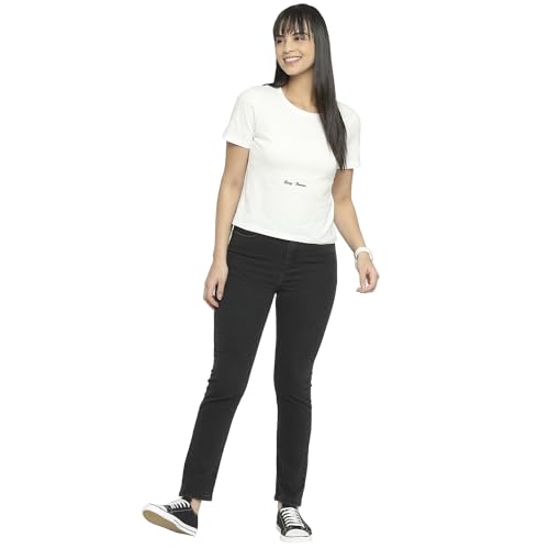 Image of Being Human Light Blue Mid Rise Skinny Fit Women's Denim Clothing