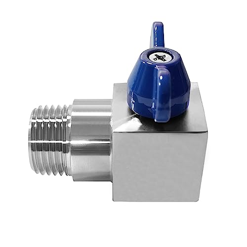Vanne 1/2 NPT inox 90 degrés, la performance durable pour fluides - 4