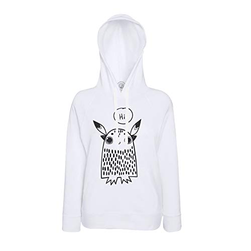 Sweat à capuche Hi ! pour vos moments de détente avec son motif créature kawai