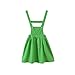 Girls Adjustable Shoulder Strap A-Line Skirt Versatile Cute Swing Party School Skirts for 2-15 Years