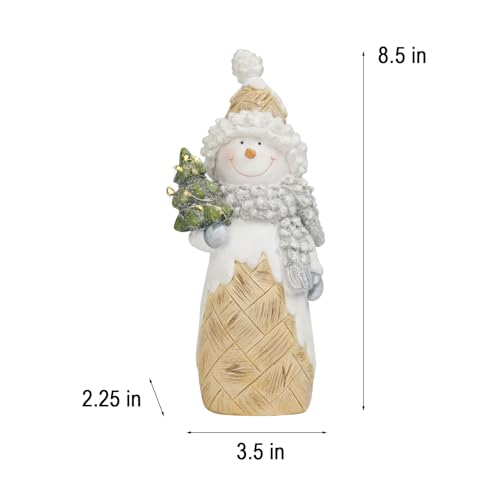 Newman-House-Studio-Snowman-Christmas-Decorations-Christmas-Tree-Lighted-Snowman-Figurines-Ornaments-with-LED-Lights-Merry-Resin-Holiday-Light-Up-Snowman-Indoor-Decor-35-225-85-in Newman House Studio Snowman Christmas Decorations Christmas Tree Lighted Snowman Figurines Ornaments with LED Lights Merry Resin Holiday Light Up Snowman Indoor Decor 35 225 85 in