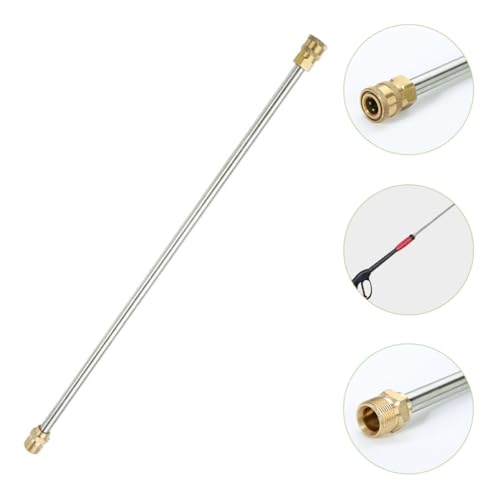 Extensión de hidrolavadora M22 de acero inoxidable con conexión rápida 1/4 8