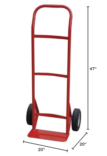 Carretilla de mano roja con capacidad de 600 lb miniatura 2