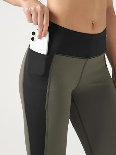 Image of TECHNOSPORT Women's High Rise Slim Fit Tights for Running, Gym and Sports