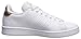 adidas Women's Cloudfoam Advantage Cl Sneaker, White/White/Copper Metallic, 8