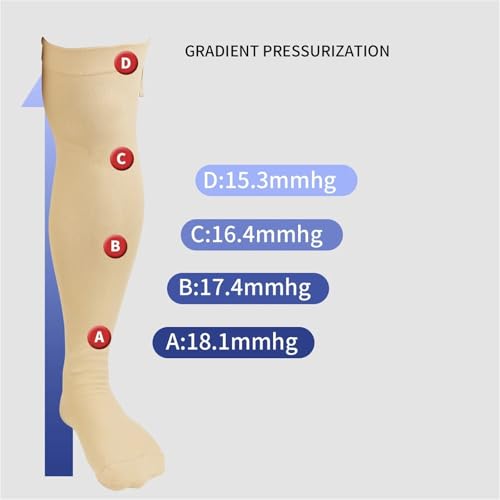 Chaussettes de compression zippées pour le sport et voyage