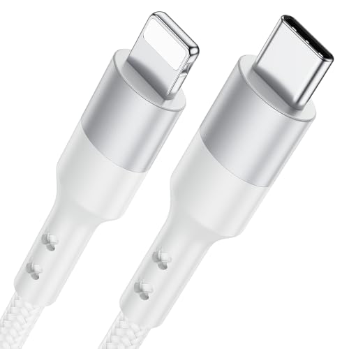 Baileku Cable USB C a Lightning 1M [MFi Certificado] Cable iPhone USB C Carga Rapida Power Delivery Cable Cargador iPhone Tipo C Carga para iPhone 14 13 12 11 Pro Max XS XR X 8 7 6S 6 Plus SE, iPad