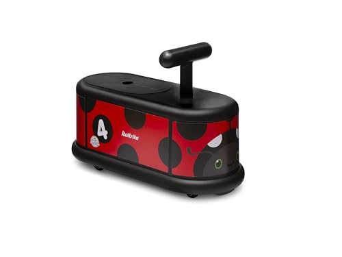 Italtrike La Cosa Ride On Toy for Toddlers & Kids, Indoor & Outdoor Use, Safe Design, Sturdy 360-Degree Child-Safe Wheels, Features Storage Compartment, 1-6 Years, Made in Italy (Lady Bug)