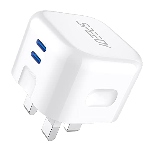 USB C Charger For iPhone 16e 16 16 Plus 16 Pro 16 Pro Max / 15 15 Plus 15 Pro 15 Pro Max / 14 14 Pro 14 Pro Max 14 Plus Charger Plug, 20W Dual Port Charger, Wall Travel Fast Charging PD Power Adapter