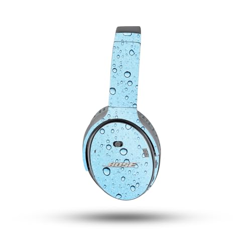 Image of MightySkins Glossy Glitter Skin Compatible with Bose QuietComfort 35 II Headphones - Rainy Day | Protective, Durable High-Gloss Glitter Finish | Easy to Apply, Remove, and Change Styles