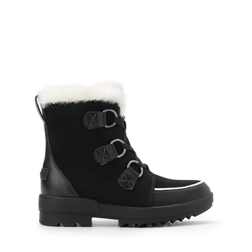 DREAM PAIRS Ankle Winter Boots for Women Snow Boots Anti-Slip Resistant Classic Warm Faux Fur Lined Lace Up for Outdoor Hiking Walking2