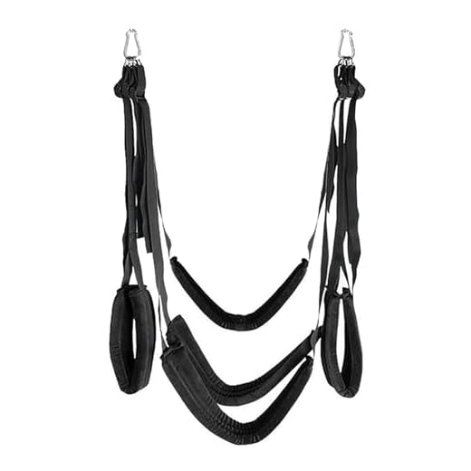 Liebesschaukel Sexschaukel Tür und für die Decke,Deluxe Liebesschaukeln Sex Möbel mit 5 Extra Breite Polstern,Sex Swing Belastbar Bis 100kg,BDSM Sexspielzeug für Paare Extrem Sex (Schwarz)