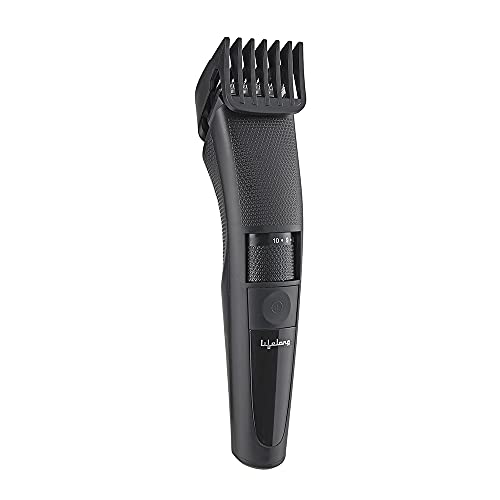 Image of Lifelong Beard Trimmer for Men | Quick Charge (2 Hours) | Runtime: 60 Mins | 20 Length Settings | Cordless | USB Charging | 1 Year Warranty (LLPCM07) - Black