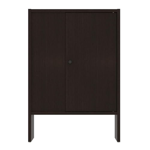 Image of Wakefit Engineered Wood Cabinet | 1 Year Warranty | Storage Cabinet for Home Kitchen Living Room | 1 Closed Compartment | Almeida - Wenge