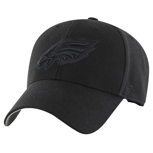 47 Men's Black Philadelphia Eagles Tonal MVP Adjustable Hat