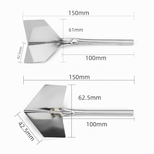 Miniatura 7 de Pofet Llana Para Esquinas Llana Redonda - Llana Para Bordes - Llana Para Esquinas Interiores De Acero Inoxidable - Llana Para Esquinas Interiores Y Exteriores Con Empuñadura