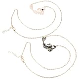 ibasenice Collar Koi Creativo Tai Chi Inoxidable Amuleto Suerte para Él y Ella Regalo Versátil Elegante